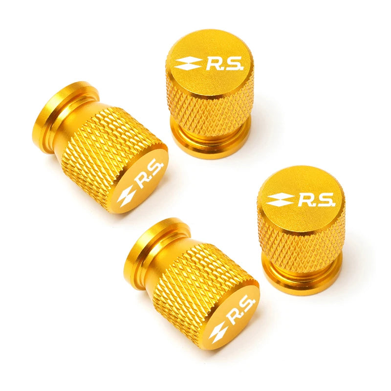 bouchon valve renault sport jaune gold