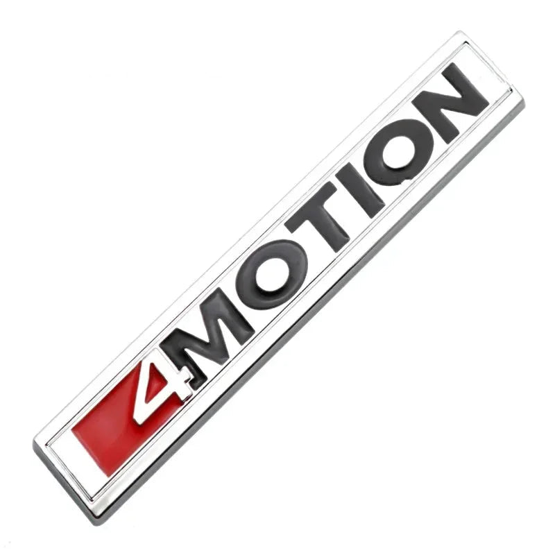 logo 4motion chrome