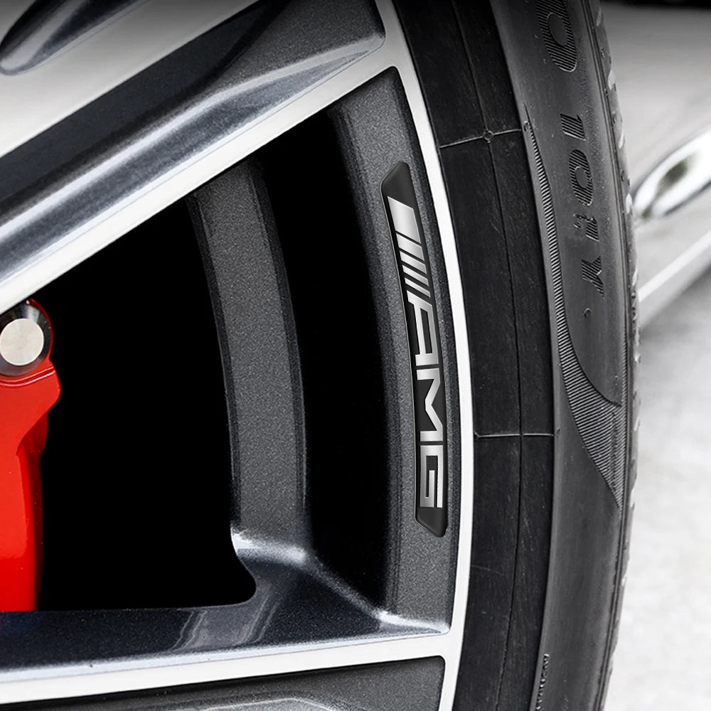 Mercedes AMG Radaufkleber