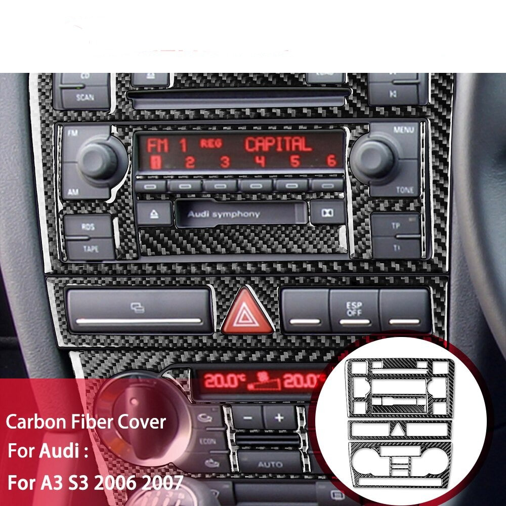 3D Carbon Center Console A3/S3/RS3 8P