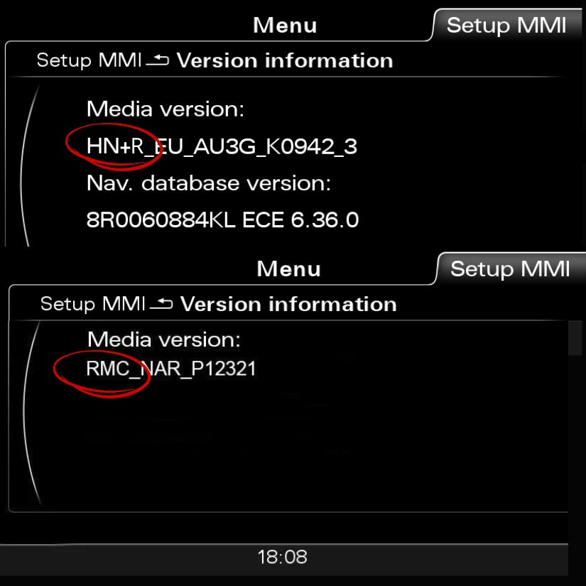 MMI RMC HNR AUDI Version