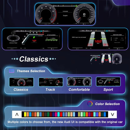 Virtual Cockpit Audi A1 / A3 / A4 / A5 / Q5 / TT / R8
