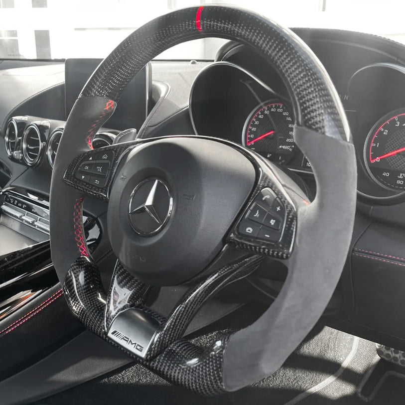 Volant AMG Mercedes W205 Carbone