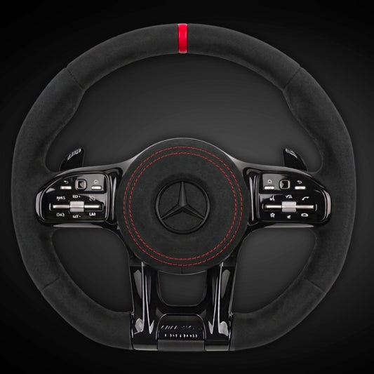 AMG Mercedes W205 Facelift steering wheel