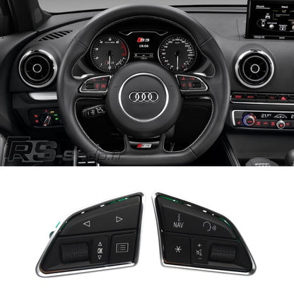 Audi steering wheel control buttons