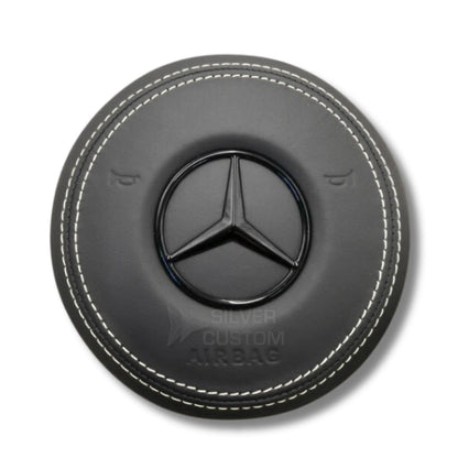 cache Airbag Mercedes AMG Cuir