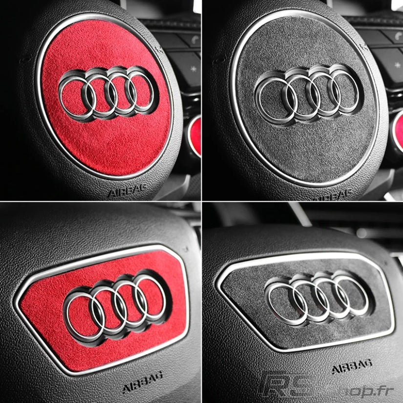 Sticker Volant Alcantara Audi