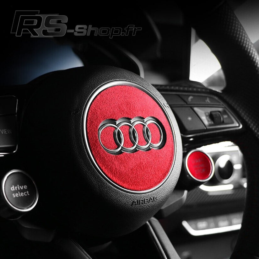 Sticker Volant Alcantara Audi