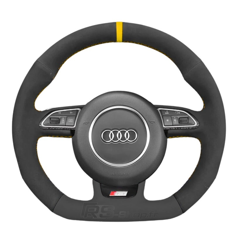 Audi B8 Flat Bottom Steering Wheel Cover