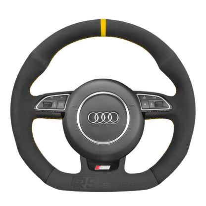 Audi B8 Flat Bottom Steering Wheel Cover