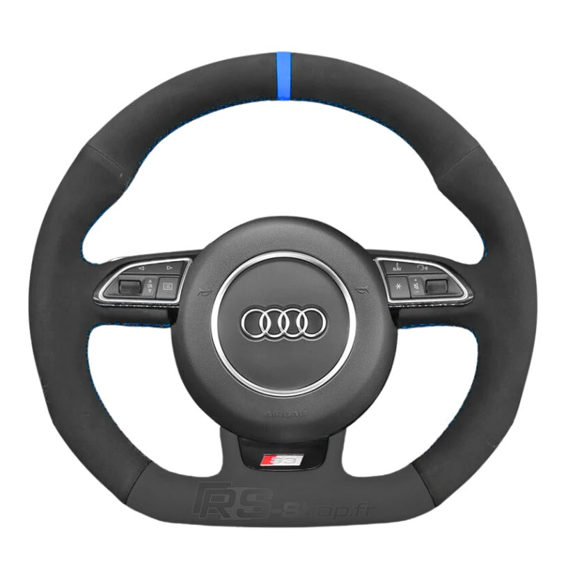 Audi B8 Flat Bottom Steering Wheel Cover