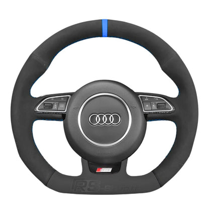 Audi B8 Flat Bottom Steering Wheel Cover
