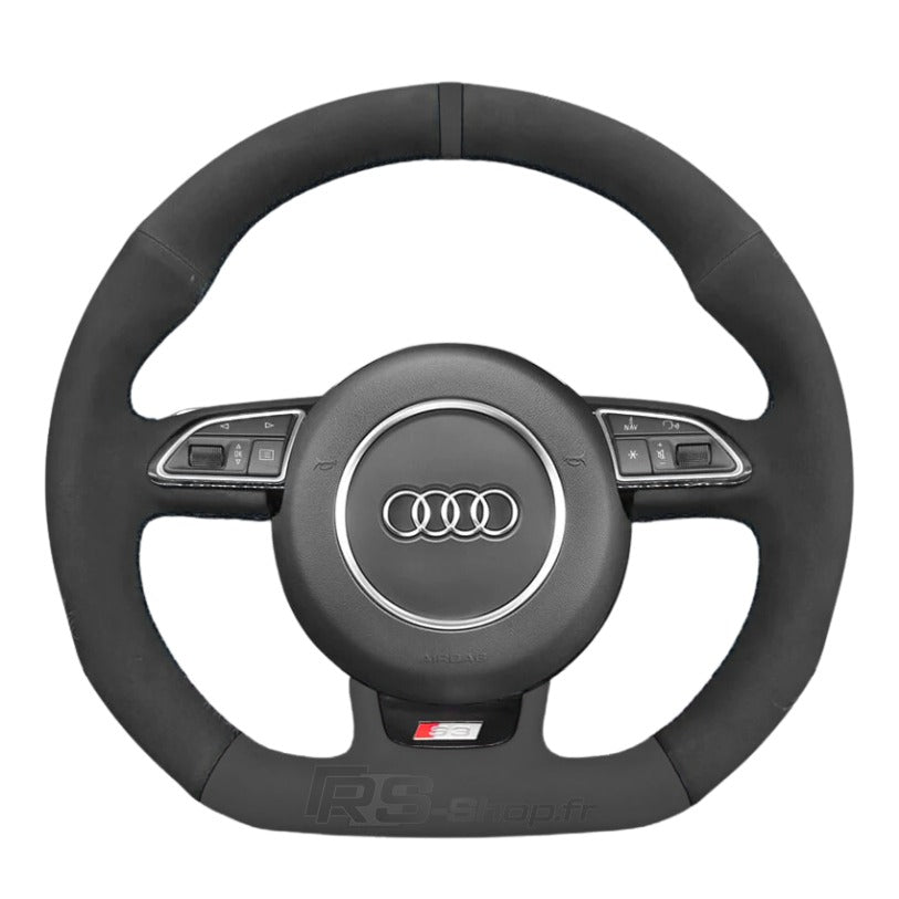 Audi B8 Flat Bottom Steering Wheel Cover