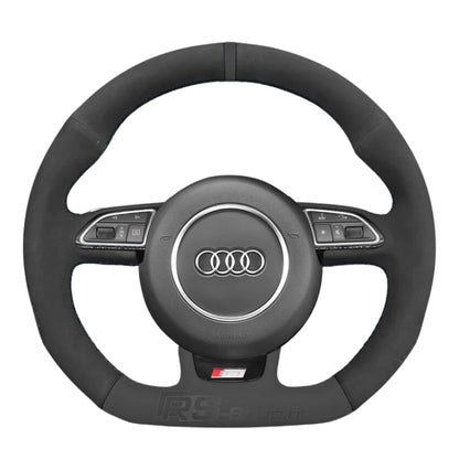 Audi B8 Flat Bottom Steering Wheel Cover