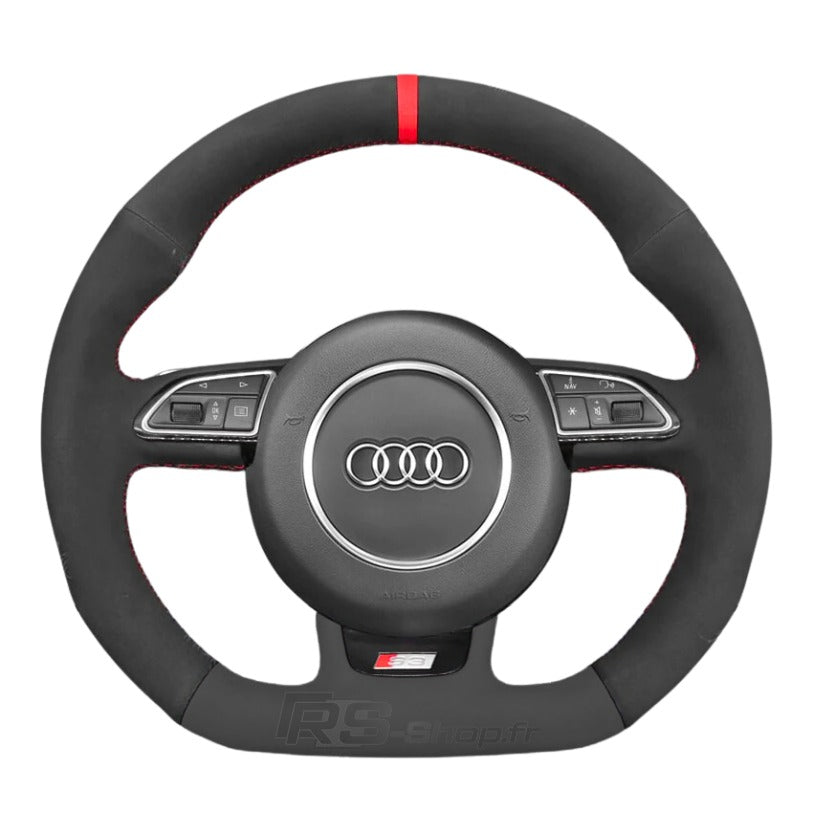 Audi B8 Flat Bottom Steering Wheel Cover