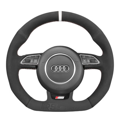 Audi B8 Flat Bottom Steering Wheel Cover