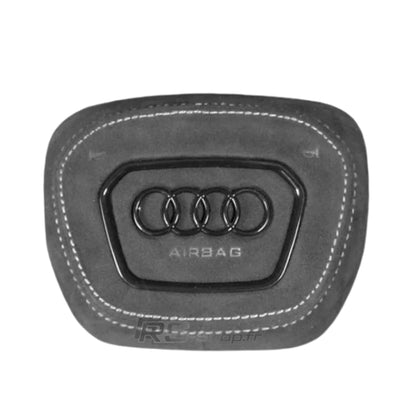 cache airbag audi alcantara blanc q7 q8