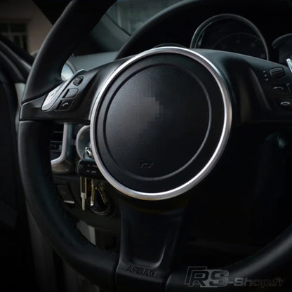 Porsche Steering Wheel Decoration Circle