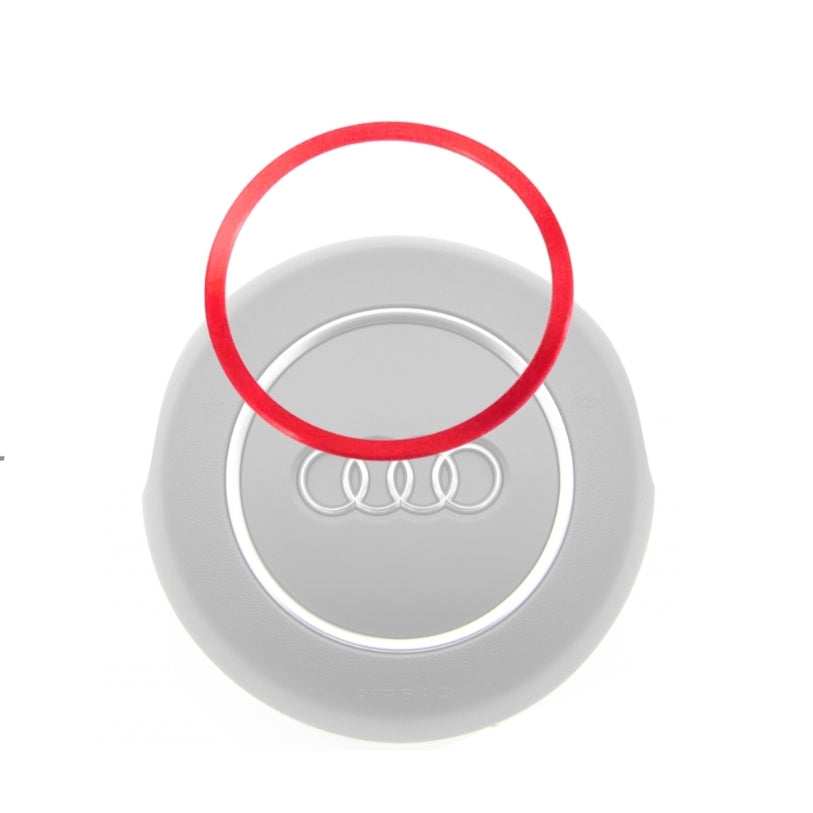 Round Audi Steering Wheel Insert