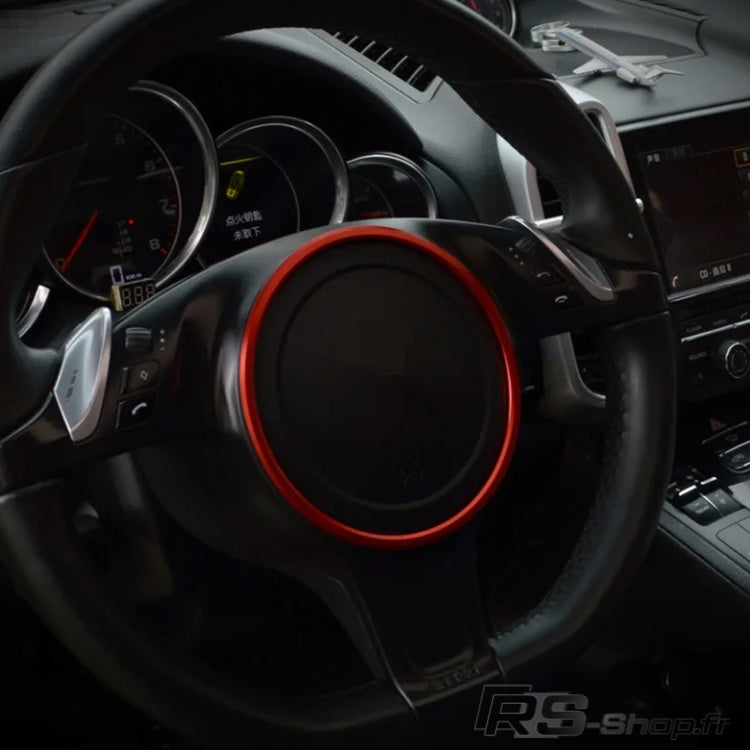 Porsche Steering Wheel Decoration Circle