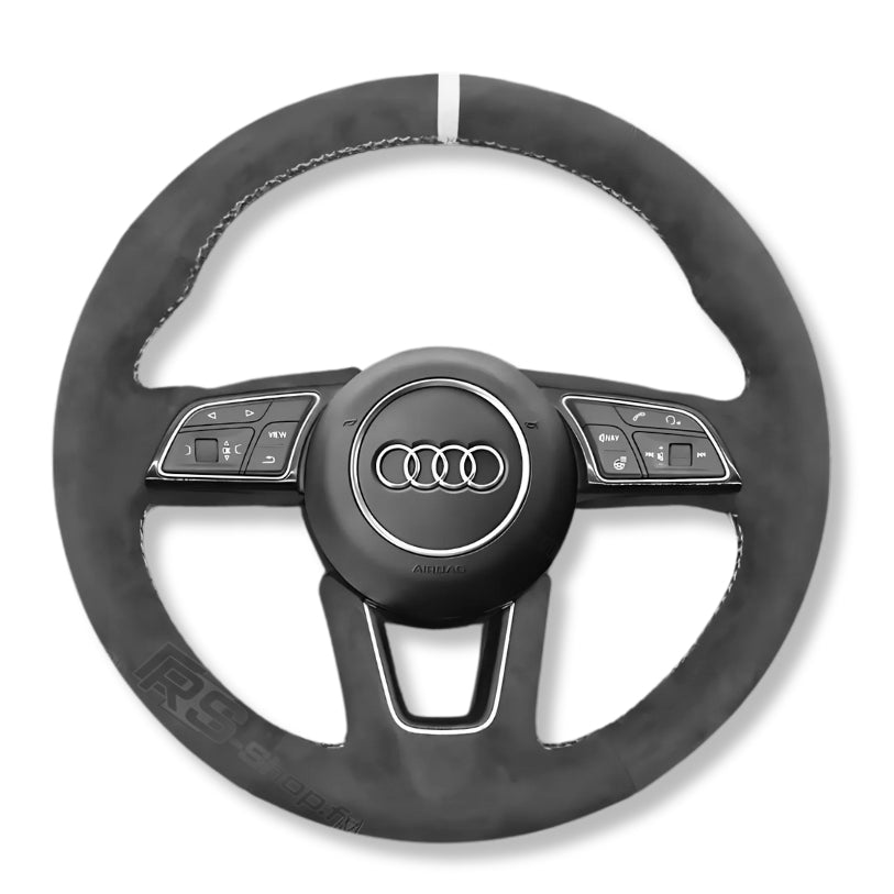 Round Audi B9 Steering Wheel Cover