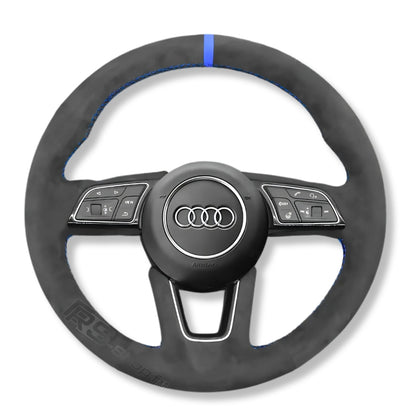 Round Audi B9 Steering Wheel Cover
