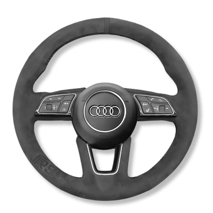 Round Audi B9 Steering Wheel Cover