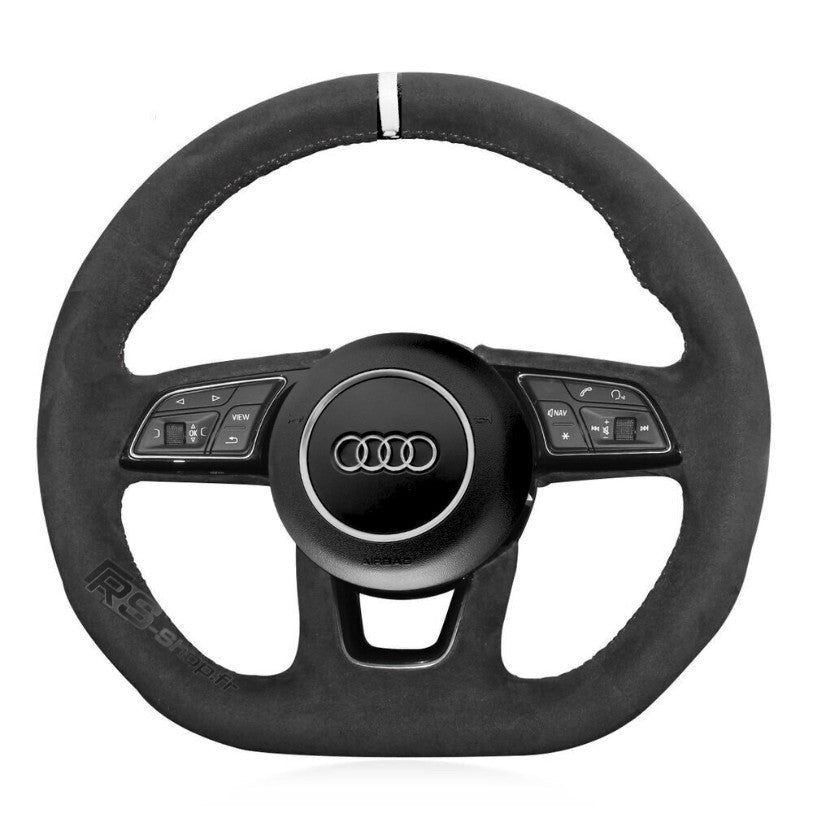 Audi B9 Flat Bottom Steering Wheel Cover