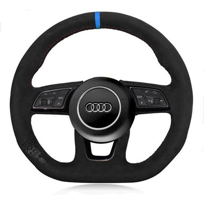 Audi B9 Flat Bottom Steering Wheel Cover
