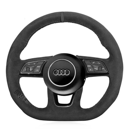 Audi B9 Flat Bottom Steering Wheel Cover