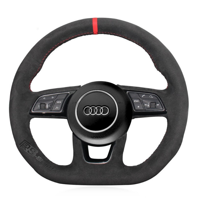 Audi B9 Flat Bottom Steering Wheel Cover