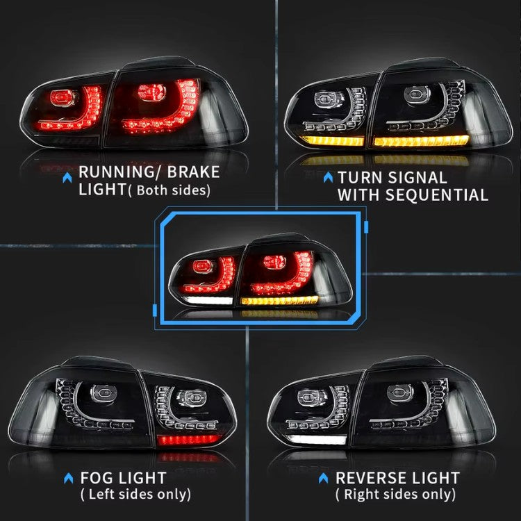 Golf 6 LED Rear Lights