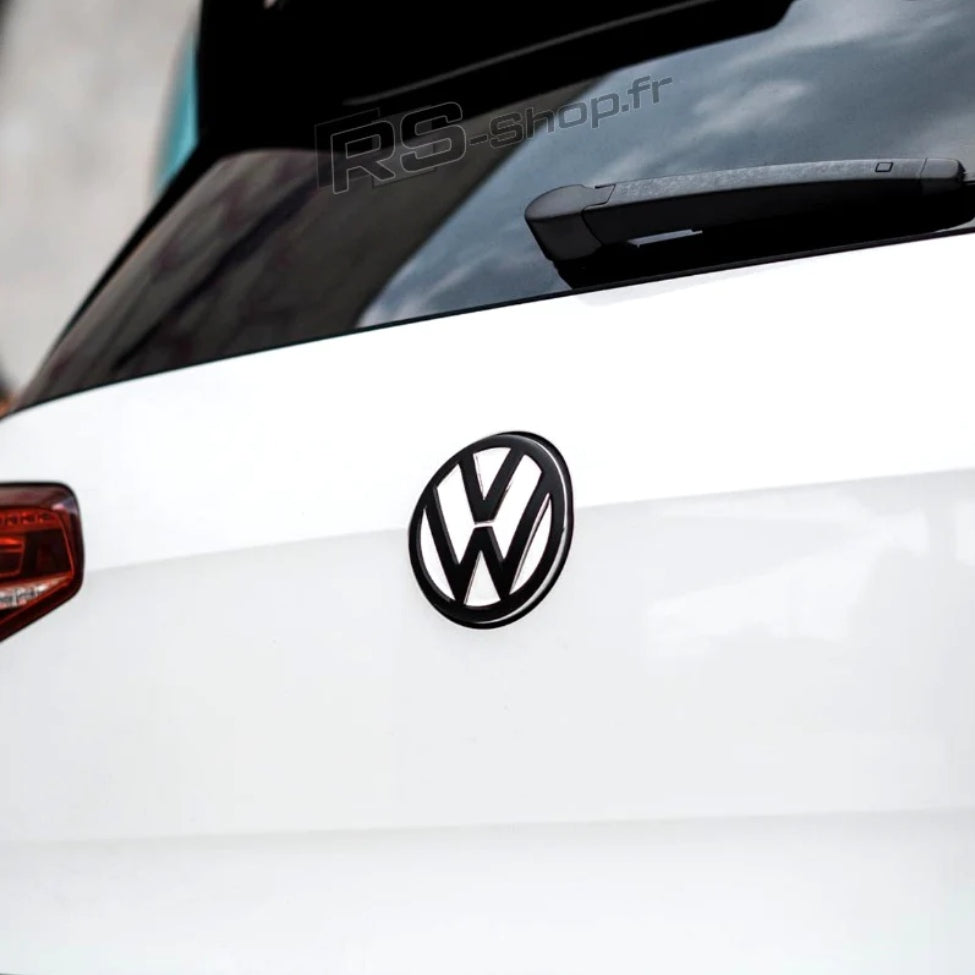 Logo VW Noir 3D Golf 5 / 6 / 7