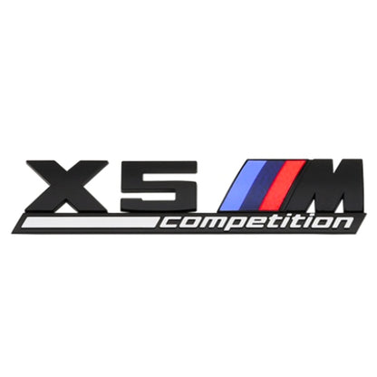 Logo BMW M2 / M3 / M4 / M5 Compétition Noir
