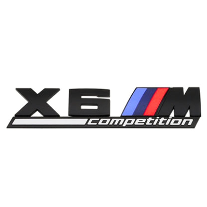 Logo BMW M2 / M3 / M4 / M5 Compétition Noir