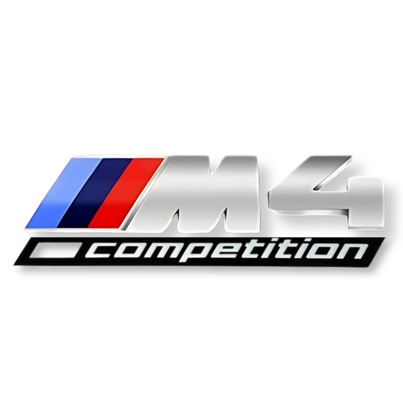 Logo BMW M2 / M3 / M4 / M5 Compétition Noir