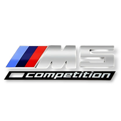 Logo BMW M2 / M3 / M4 / M5 Compétition Noir