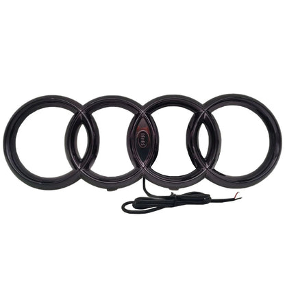 Logo Audi Anneaux Avant Led Noir
