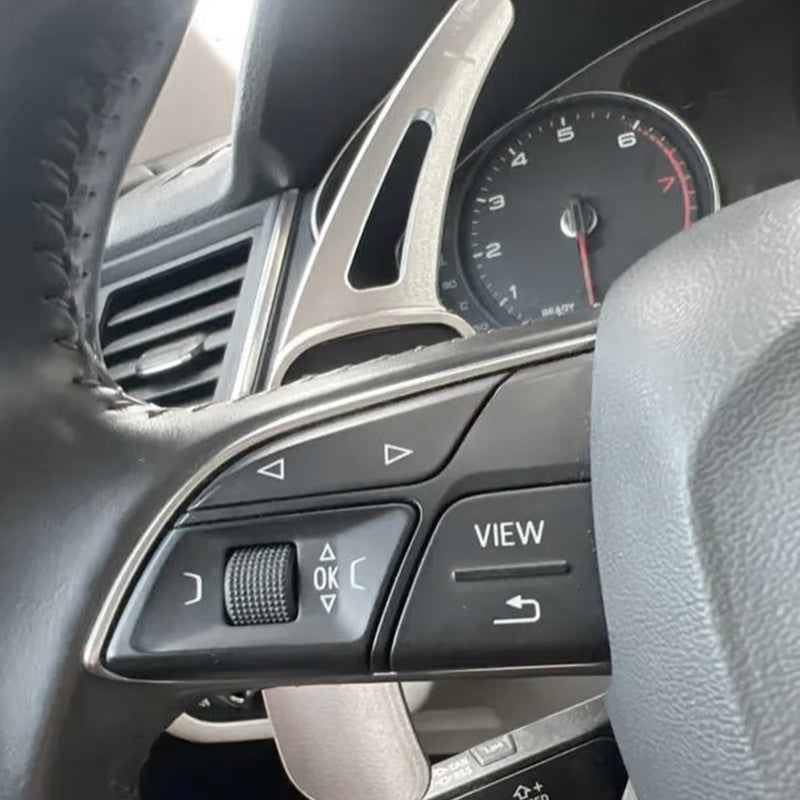 Audi B9 Aluminum Steering Wheel Paddle Shifters 