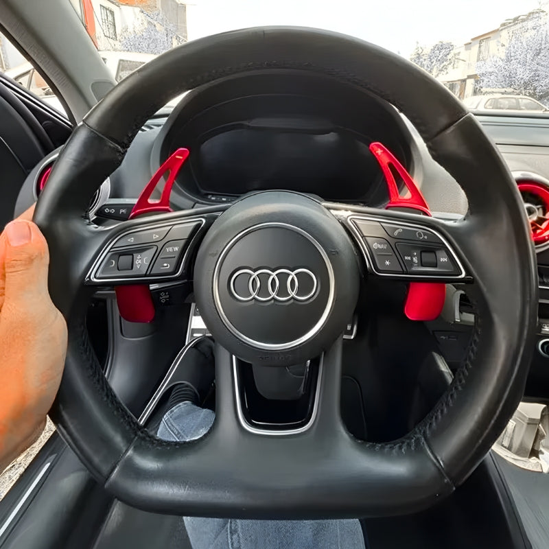 Audi B9 Aluminum Steering Wheel Paddle Shifters 