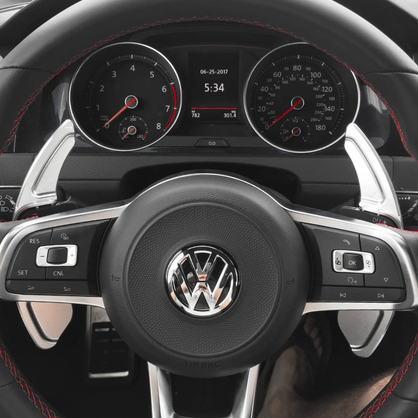 VW Golf 6 Aluminum Steering Wheel Paddle Shifters