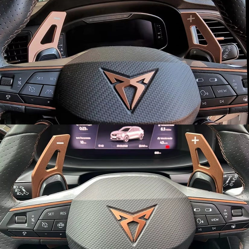 VW Golf 8 Aluminum Steering Wheel Paddle Shifters