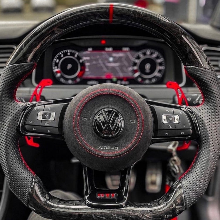 VW Golf 7 Aluminum Steering Wheel Paddle Shifters