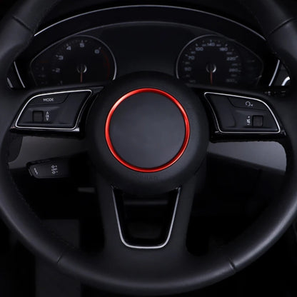 Round Audi Steering Wheel Insert