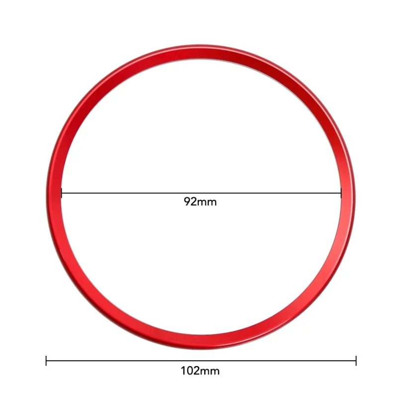 Round Audi Steering Wheel Insert