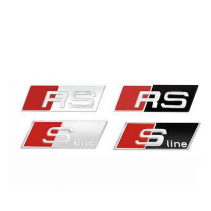S-line / RS logo Steering wheel sticker