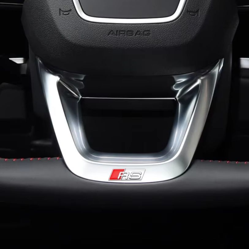 S-line / RS logo Steering wheel sticker