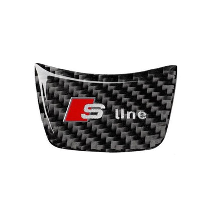 sticker volant carbon sline audi