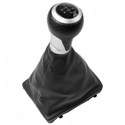 Audi A4 / A5 / Q5 Schaltknauf aus Leder mit Schaltmanschette