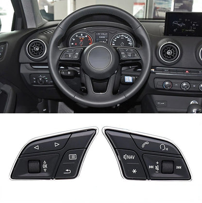 Audi steering wheel control buttons
